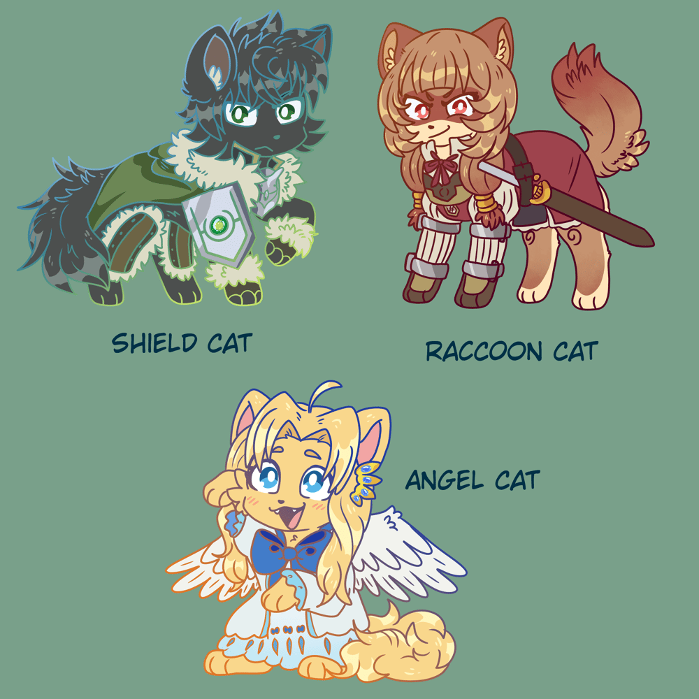 Image of Shield Cat Stickers