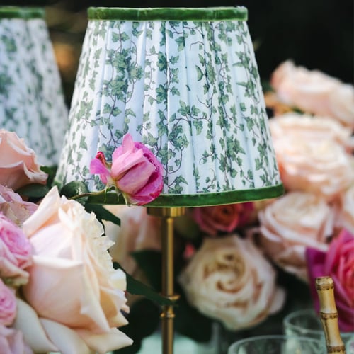 Image of Ivy Scallop Shade USB Table Lamp