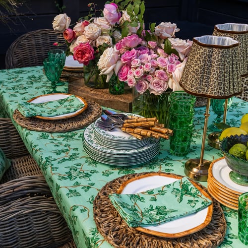 Image of Leopard Scallop Shade USB Table Lamp