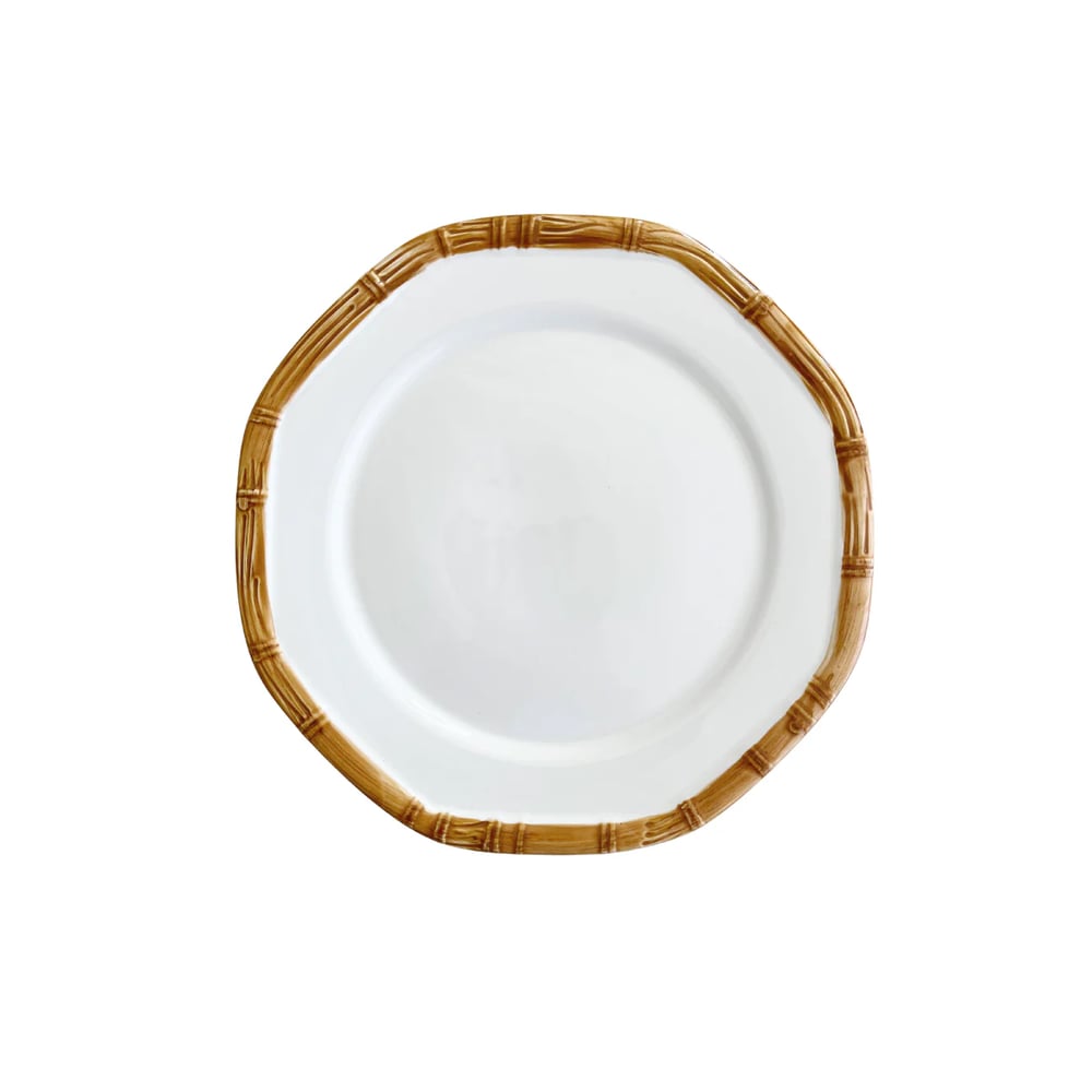Image of Bamboo Geometric Plate