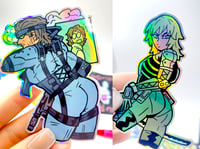 Metal Gear Holographic Stickers