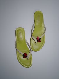 Image 5 of *RARE* Coach Ladybug Flat Sandals US 9