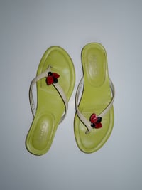 Image 4 of *RARE* Coach Ladybug Flat Sandals US 9