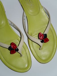 Image 3 of *RARE* Coach Ladybug Flat Sandals US 9