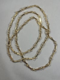 Image 4 of Gold bars chain necklace