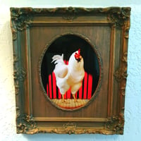 Image 2 of Fear the Chicken - Special Edition - Framed Metal Print