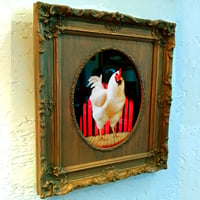 Image 3 of Fear the Chicken - Special Edition - Framed Metal Print