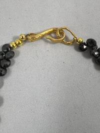 Image 2 of Black crystal onyx necklace