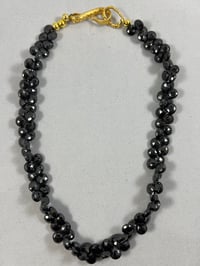 Image 4 of Black crystal onyx necklace