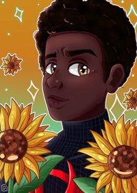 Image 1 of Miles Sunflower Print!