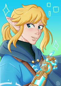 Image 1 of Hero of the Wilds Link Print!