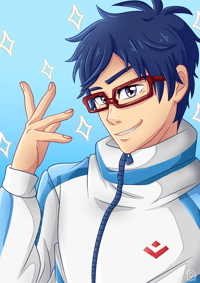 Image 1 of [FREE!ISC] Rei Ryugazaki Print!