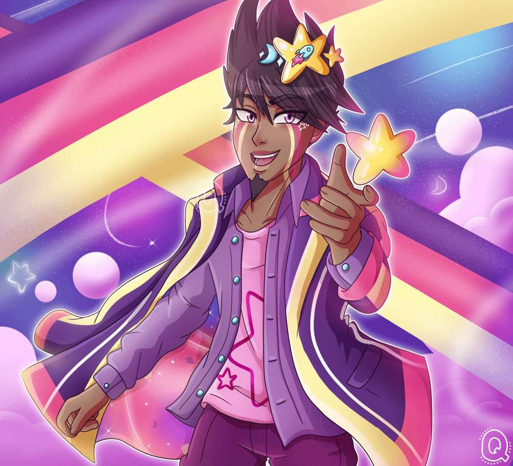 Image of [Danganronpa] Kaito Momota Square Print!