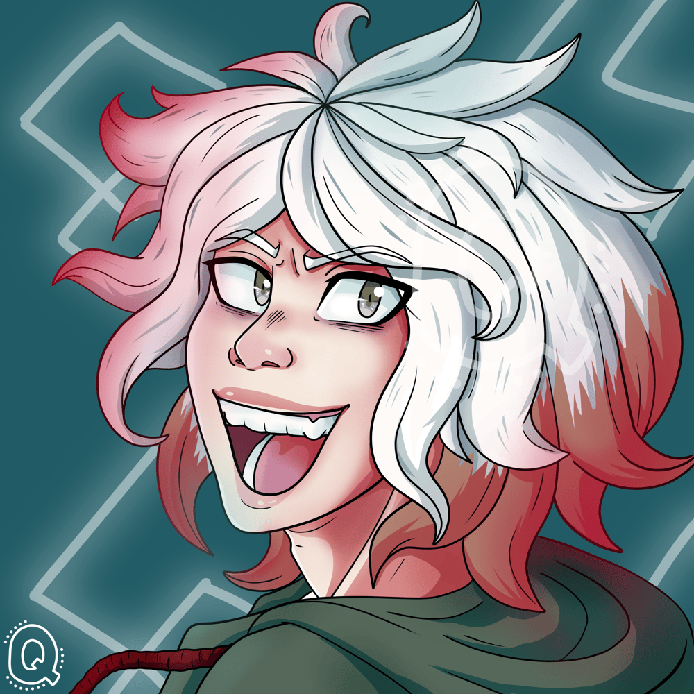 Image of Nagito Komaeda Square Print!