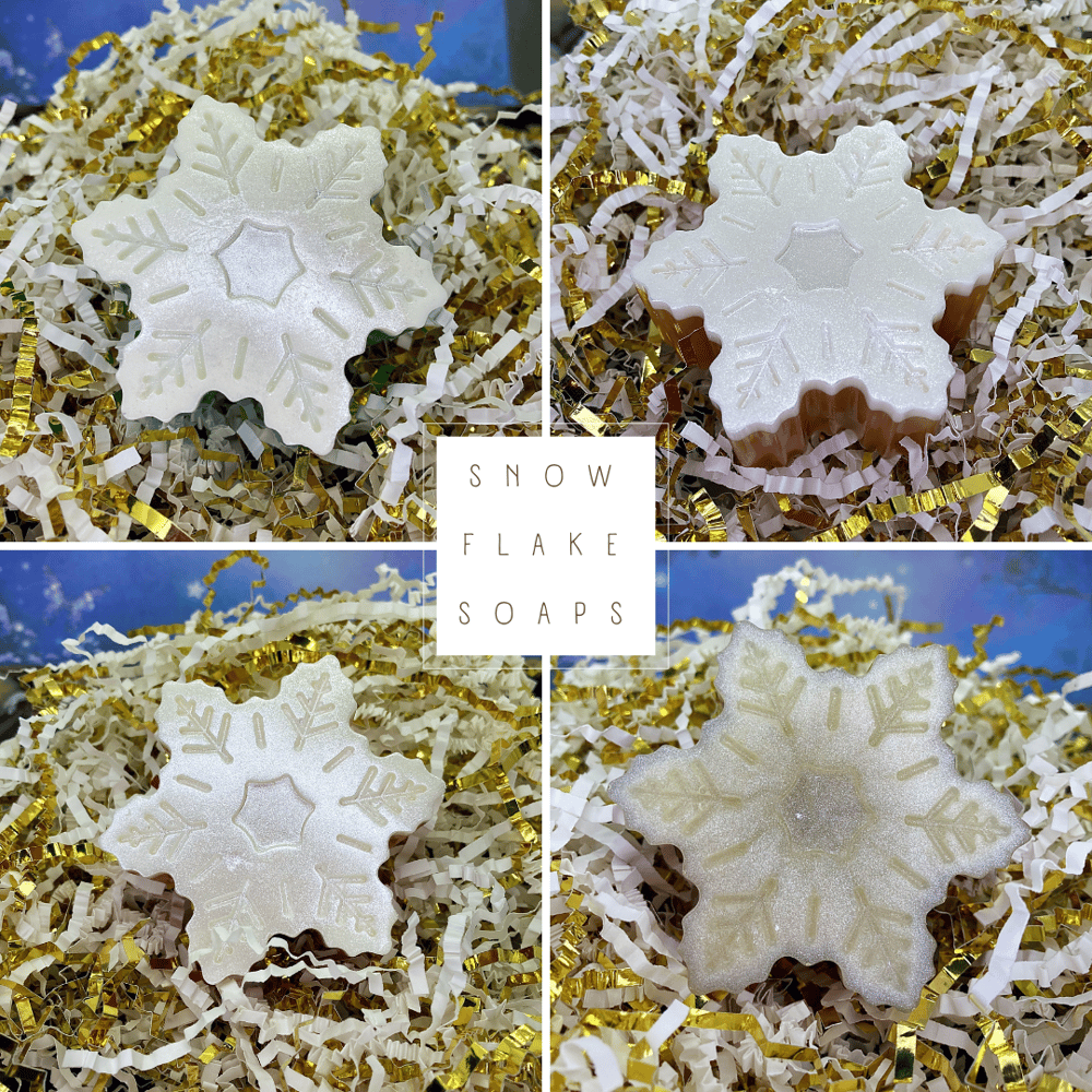 Image of Snowflake Soaps: You Choose