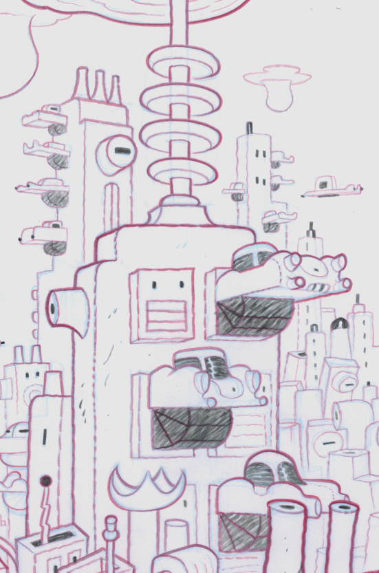 Yardstick's Worth part 01, page 03 (line art)