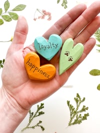 Image 1 of Pet Love - Set of 3 Mini Hearts