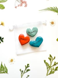 Image 2 of Fortitude - Set of 3 Mini Hearts