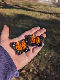 Image 5 of monarch butterfly earrings