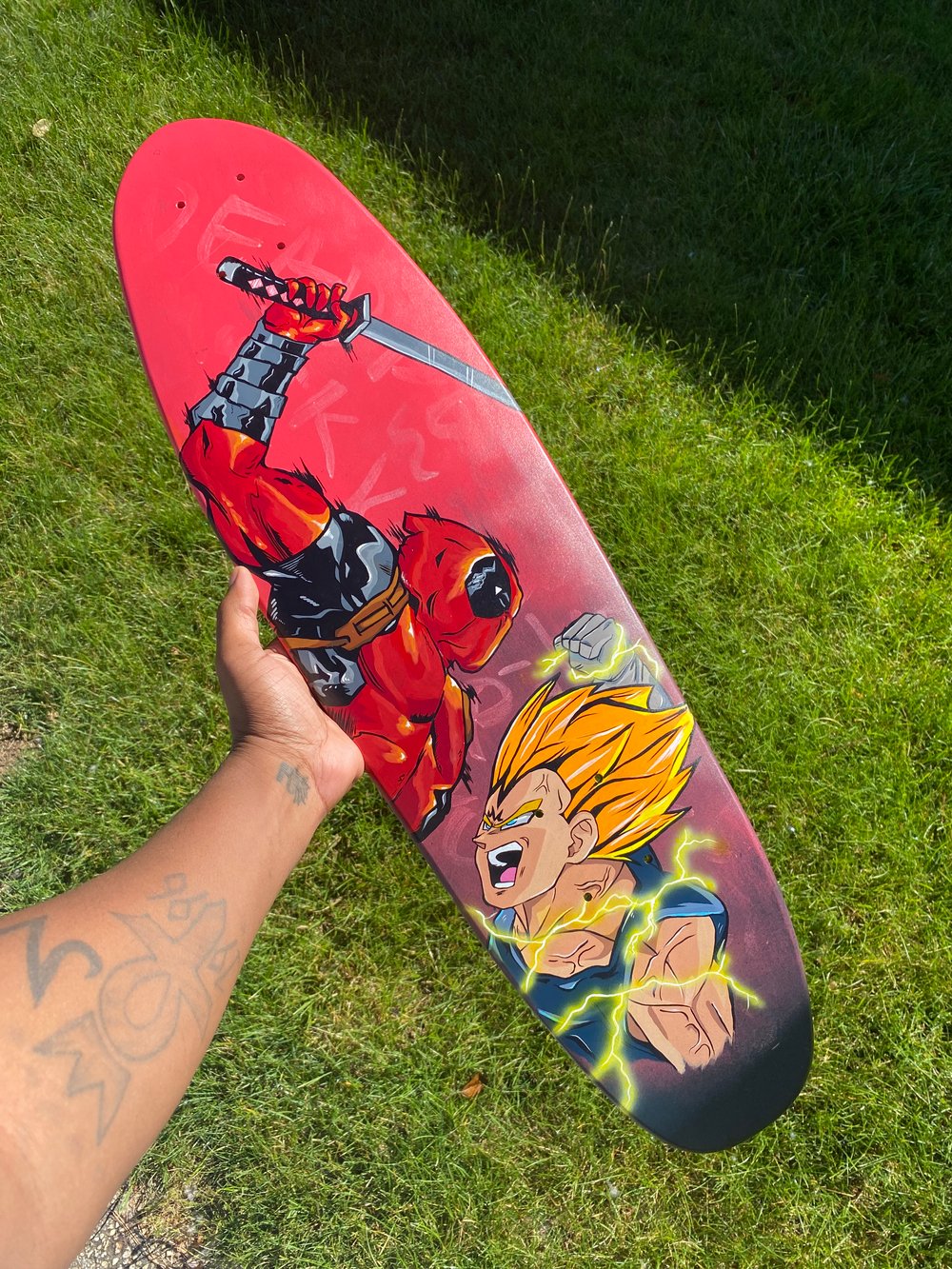 Deadpool V. Vegeta Surf Deck 1 of 1