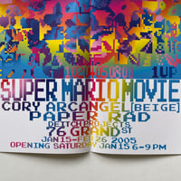 Image 4 of Paper Rad Super Mario Movie Poster!