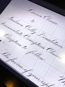 Image of Spot Calligraphy Digitization