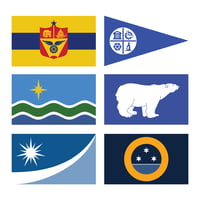 Image 1 of Official MN City Flag (7 styles)