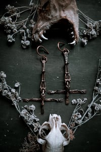 Image 5 of Crucified Skeleton hangers  