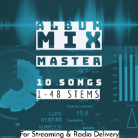 Album Mix & Mastering : 1-48 Stems