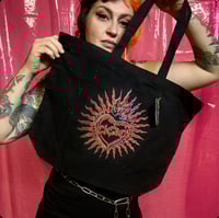 Flaming Heart tote