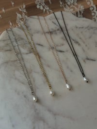 Image 5 of Dainty Pearl Necklace