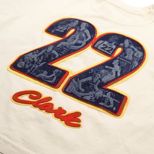 Image of Caitlin Clark Appliqué Crop Top