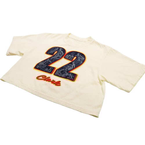 Image of Caitlin Clark Appliqué Crop Top