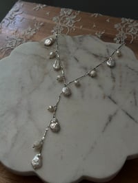 Image 3 of Y-Shaped Pearl Necklace