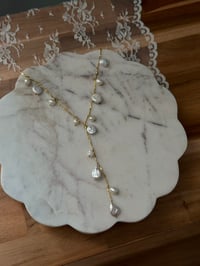Image 6 of Y-Shaped Pearl Necklace