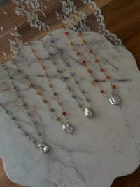 Image 7 of Crystal Pearl Necklace
