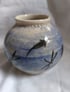 Dragonfly and fish moon jar 9cm tall Image 2