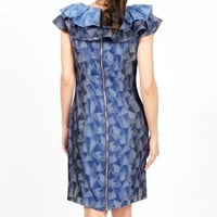 Image 5 of Ginger Patchwork Denim Dress - Size: M