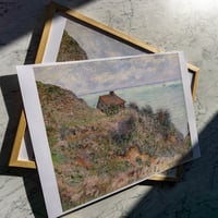 Image 1 of La Cabane des Douaniers a Pourville | Claude Monet - 1882 | Art Poster | Vintage Poster