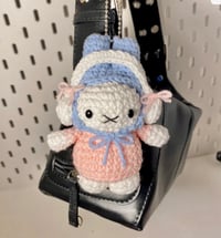miffy with headphones keychain