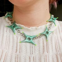 Image 2 of SPIKE ME NOT Necklace in Turquoise 