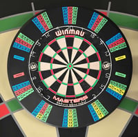 Image 1 of CANVAS COUNTER TWO DART CHECKOUT TRAINING AID (PLEASE READ DESCRIPTION) 