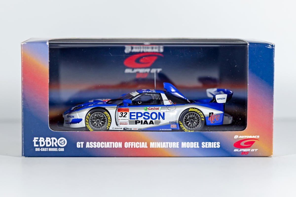 MODELLINO AUTO EBBRO diecast HONDA NSX SUPER GT500 modellismo scala 1