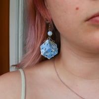 Image 2 of PERIWINKLE CUBE Earrings