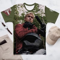 Image 1 of Place Beyond the Pines crew neck t-shirt - Ryan Gosling movie motorbike