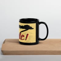 Image 3 of Don’t Forget To Smile Black Glossy Mug - Joaquin Phoenix Joker Replica Movie Inspired