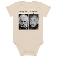 Image 4 of Einstein Milk KiSS Organic cotton baby bodysuit - Before Milk After Milk