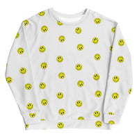 Image 5 of 90s Smiley Face KiSS Unisex Sweatshirt - Phoebe Buffay Friends inspired