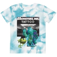 Image 2 of Monsters Ink Kids crew neck t-shirt - Sully and Mike tattooed