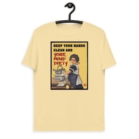 Image 3 of Keep Clean KiSS Unisex organic cotton t-shirt - Dirty mind retro ad